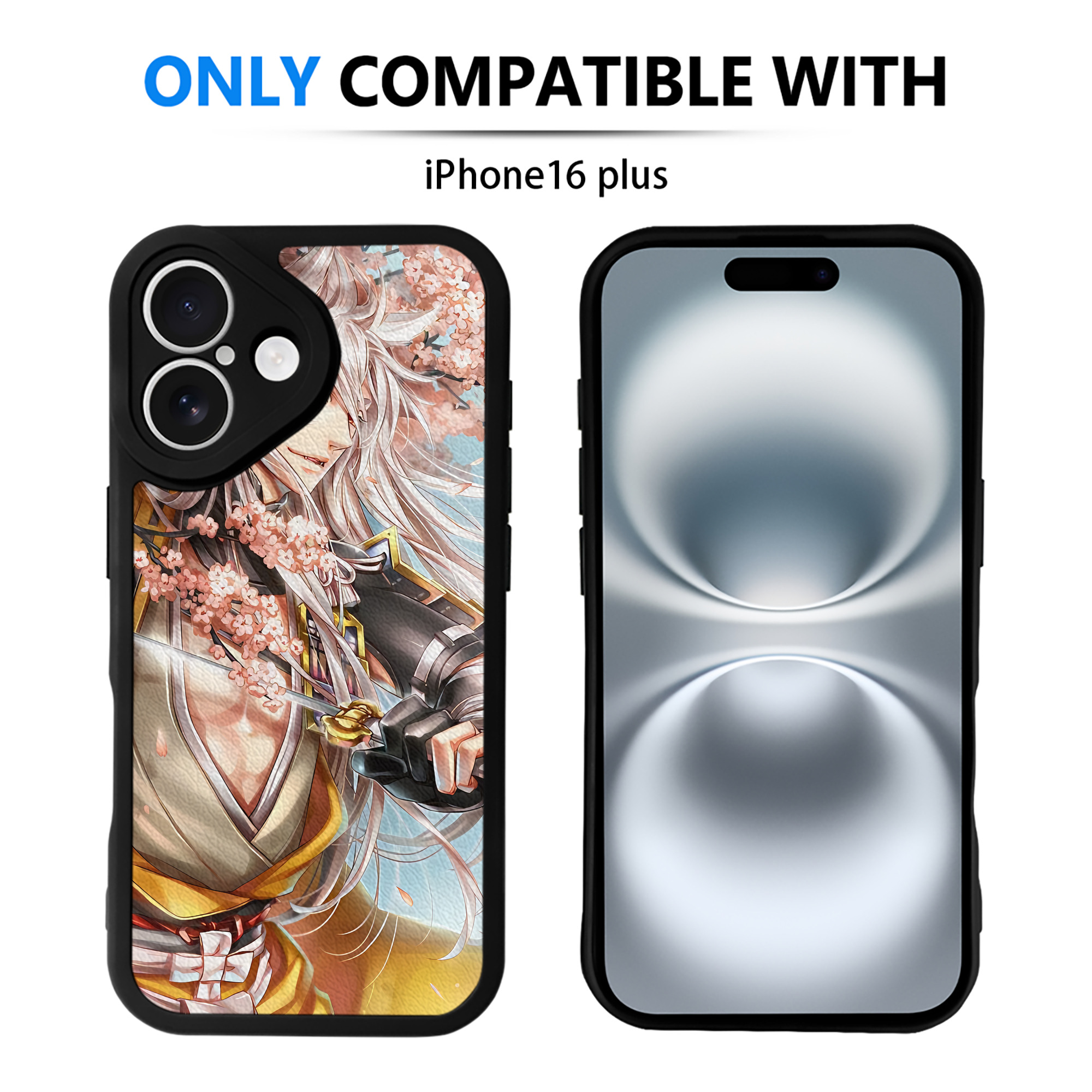 （画像用） 刀剣乱舞 Touken Ranbu 【iPhone 16シリーズ対応】シリコンスマホケース（レザー調） 材質：シリコン